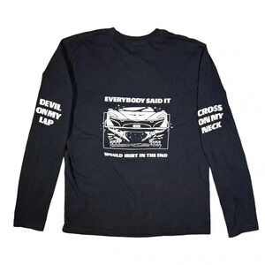 The Weeknd XO 2016 Starboy Ordinary Life Car Black L/S T Shirt Mens Small